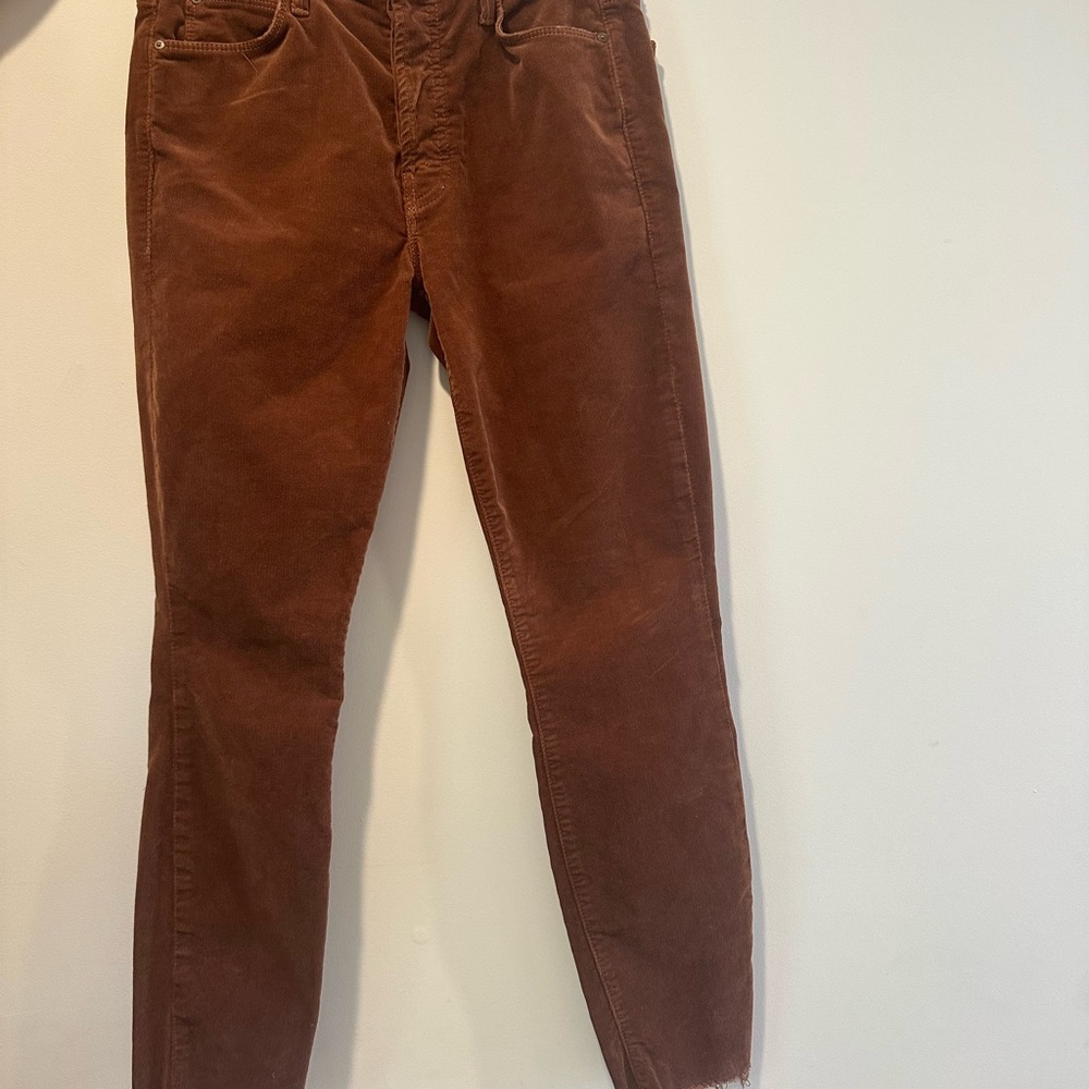 MOTHER Denim The Stunner Ankle Fray